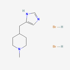 molecular formula C10H17N3 B1676385 Methimepip dihydrobromide CAS No. 151070-80-3