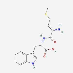 molecular formula C16H21N3O3S B1676391 H-MET-TRP-OH CAS No. 60535-02-6
