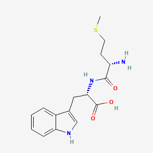 molecular formula C16H21N3O3S B1676391 甲硫氨酸色氨酸 CAS No. 60535-02-6