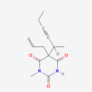 molecular formula C14H18N2O3 B1676396 Methohexital CAS No. 151-83-7
