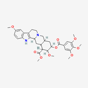 molecular formula C33H40N2O9 B1676401 Decaserpil CAS No. 865-04-3