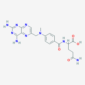 molecular formula C20H23N9O4 B1676406 Methotrexate-gamma-monoamide CAS No. 64801-56-5