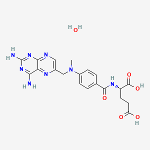 molecular formula C20H24N8O6 B1676407 Methotrexate monohydrate CAS No. 6745-93-3