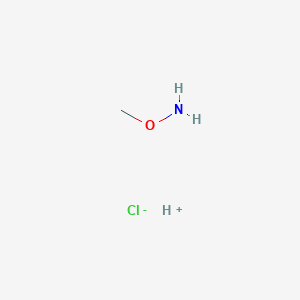 molecular formula CH6ClNO B1676412 O-Methylhydroxylamine hydrochloride CAS No. 593-56-6