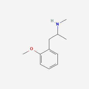 molecular formula C11H17NO B1676417 Methoxyphenamine CAS No. 93-30-1