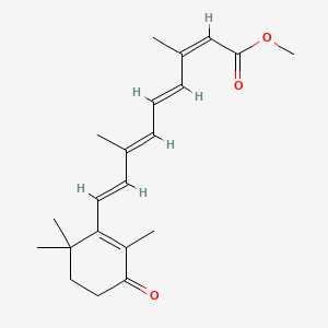 molecular formula C21H28O3 B1676423 Methyl 13-cis-4-Oxoretinoate CAS No. 71748-57-7