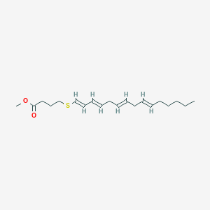 molecular formula C20H32O2S B1676429 Methyl 5-thia-6,8,11,14-eicosatetraenoate CAS No. 125197-83-3