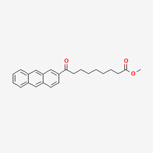 molecular formula C24H26O3 B1676430 Methyl-8-(2-anthroyl)octanoate CAS No. 86549-01-1