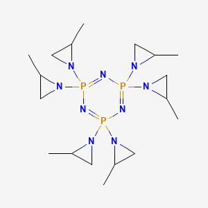 molecular formula C18H36N9P3 B1676436 Methyl apholate CAS No. 3527-55-7