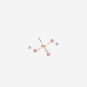 molecular formula CH3AsO(OH)2<br>CH5AsO3<br>CH5AsO3 B1676438 甲基砷酸 CAS No. 124-58-3