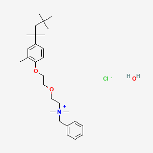 molecular formula C28H44ClNO2 B1676440 Methylbenzethonium chloride CAS No. 1320-44-1