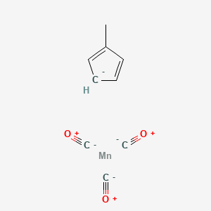 molecular formula C9H7MnO3<br>C9H7MnO3- B1676443 Methylcymantrene CAS No. 12108-13-3