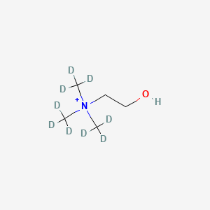 molecular formula C5H14NO+ B1676444 Methyl-d9-choline CAS No. 50673-41-1