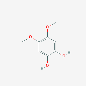molecular formula C8H10O4 B167645 4,5-二甲氧基苯-1,2-二酚 CAS No. 1664-27-3