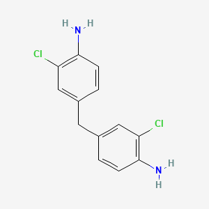 molecular formula C13H12Cl2N2 B1676453 4,4'-亚甲基双(2-氯苯胺) CAS No. 101-14-4