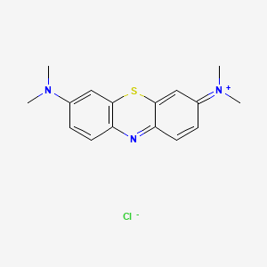 molecular formula C16H18ClN3S B1676454 亚甲基蓝 CAS No. 61-73-4