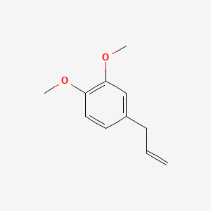 molecular formula C11H14O2 B1676463 甲基丁香酚 CAS No. 93-15-2