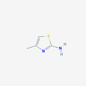 molecular formula C4H6N2S B167648 2-氨基-4-甲基噻唑 CAS No. 1603-91-4