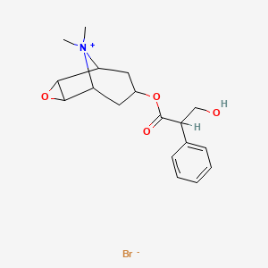molecular formula C18H24BrNO4 B1676482 Methscopolamine bromide CAS No. 155-41-9