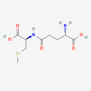 molecular formula C9H16N2O4Se B1676483 Methylseleno carboxyethylglutamine CAS No. 26046-89-9
