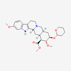 molecular formula C28H38N2O6 B1676487 Methyl (tetrahydro-2-pyranyl)reserpate CAS No. 751-73-5