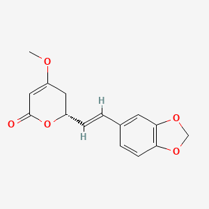 molecular formula C15H14O5 B1676493 (+)-Methysticin CAS No. 495-85-2