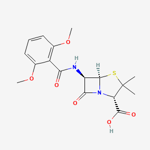 molecular formula C17H20N2O6S B1676495 Methicillin CAS No. 61-32-5