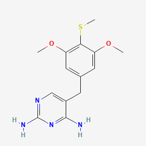 molecular formula C14H18N4O2S B1676498 Metioprim CAS No. 68902-57-8