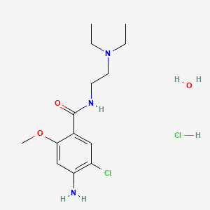 molecular formula C14H25Cl2N3O3 B1676509 Metoclopramide Hydrochloride CAS No. 54143-57-6