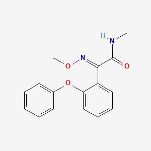 molecular formula C16H16N2O3 B1676514 (E)-Metominostrobin CAS No. 133408-50-1