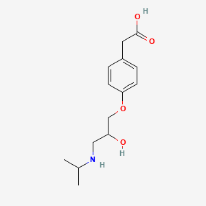 molecular formula C14H21NO4 B1676518 Metoprolol Acid CAS No. 56392-14-4