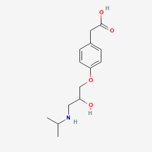 B1676518 Metoprolol acid CAS No. 56392-14-4