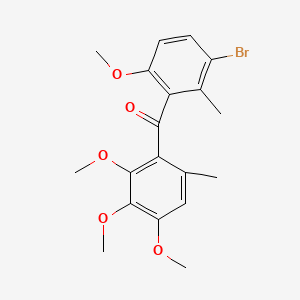 molecular formula C19H21BrO5 B1676525 Metrafenone CAS No. 220899-03-6