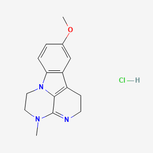 B1676526 Metralindole hydrochloride CAS No. 53734-79-5