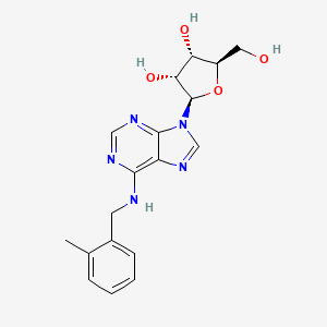 molecular formula C18H21N5O4 B1676531 Metrifudil CAS No. 23707-33-7