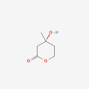 molecular formula C6H10O3 B1676541 Mevalonolactone CAS No. 19115-49-2
