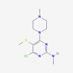 molecular formula C11H18ClN5S B1676547 Mezilamine CAS No. 50335-55-2