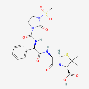 molecular formula C21H25N5O8S2 B1676548 美洛西林 CAS No. 51481-65-3