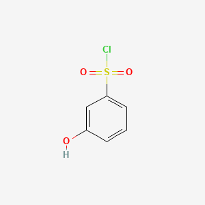 molecular formula C6H5ClO3S B1676575 M-Hydroxybenzenesulphonyl chloride CAS No. 56157-93-8