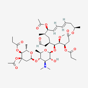 molecular formula C45H71NO17 B1676578 Miocamycin CAS No. 55881-07-7