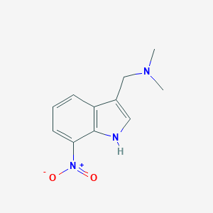 molecular formula C11H13N3O2 B167658 7-硝基吲唑 CAS No. 1654-34-8