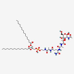 molecular formula C59H110N6NaO20P B1676584 Mifamurtide anhydrous CAS No. 83461-56-7