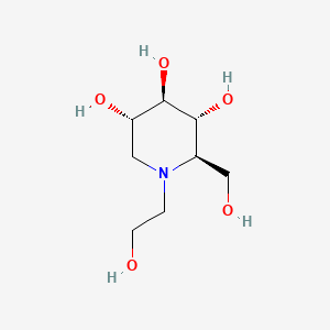 molecular formula C8H17NO5 B1676588 Miglitol CAS No. 72432-03-2