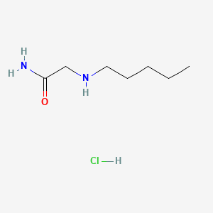 molecular formula C7H17ClN2O B1676589 Milacemide Hydrochloride CAS No. 76990-85-7