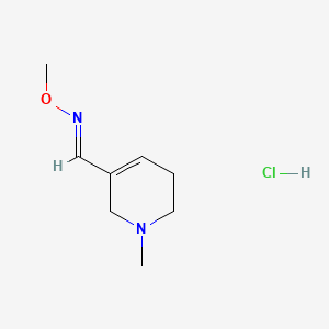 molecular formula C8H15ClN2O B1676590 Milameline Hydrochloride CAS No. 139886-04-7