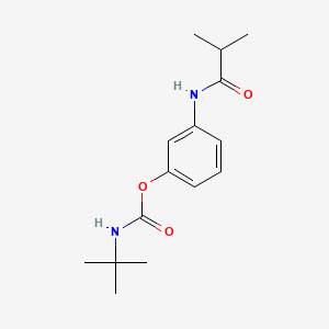 molecular formula C15H22N2O3 B1676598 m-Isobutyramidophenyl tert-butylcarbamate CAS No. 17787-98-3