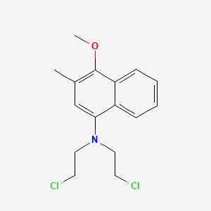 molecular formula C16H19Cl2NO B1676606 Mitoclomine CAS No. 17692-54-5