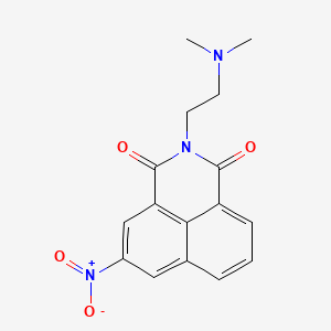 molecular formula C16H15N3O4 B1676607 米托那非 CAS No. 54824-17-8