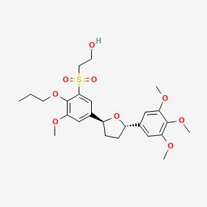 molecular formula C25H34O9S B1676615 (rel)-MK 287 CAS No. 135947-75-0
