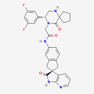 molecular formula C31H29F2N5O3 B1676616 MK-3207 CAS No. 957118-49-9